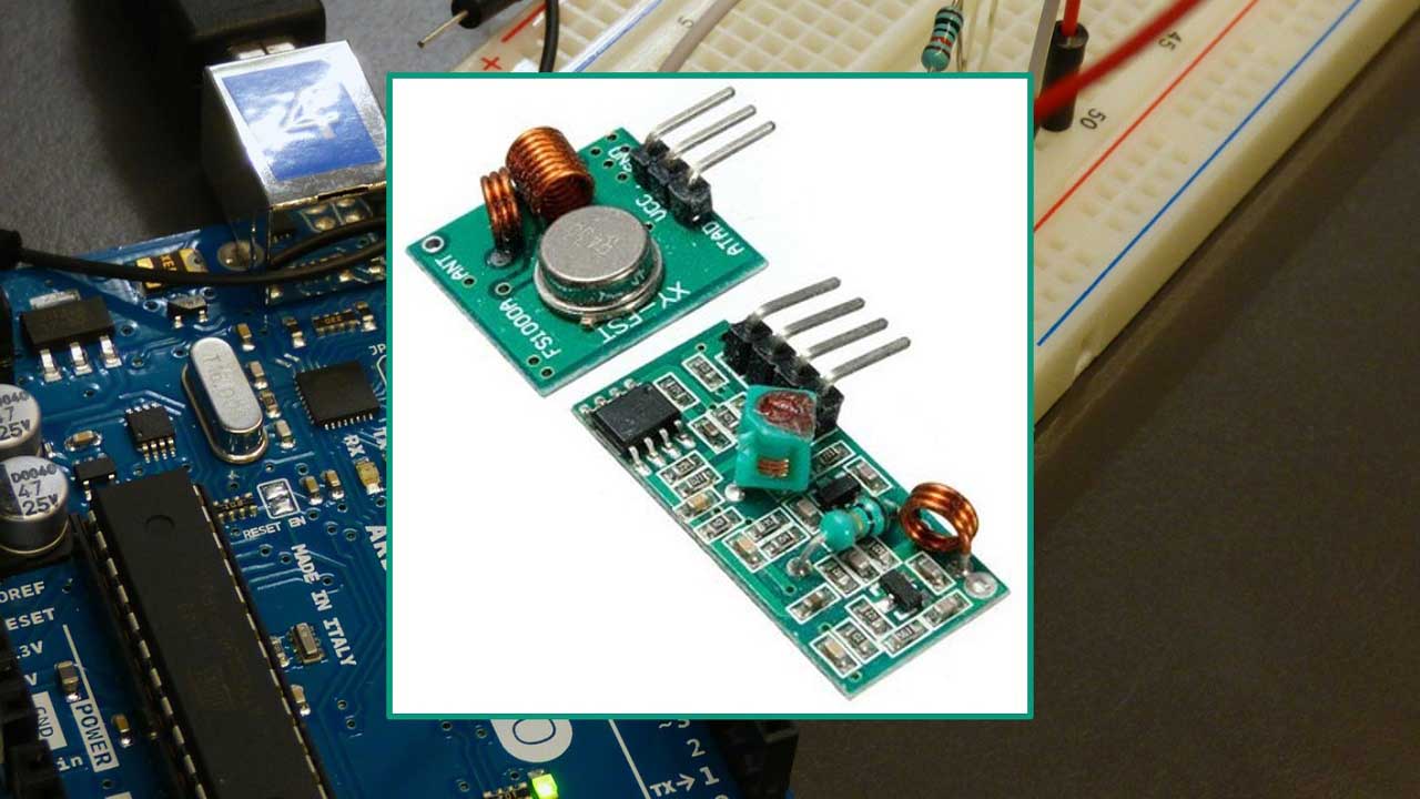 Arduino RF Modul Sender und Empfänger Drahtlos 433 MHZ Elektronik 