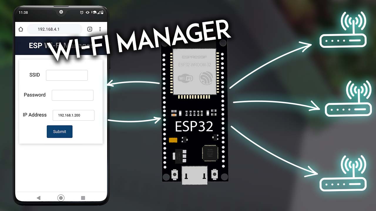 Esp32 Wi Fi Manager Web Server Random Nerd Tutorials
