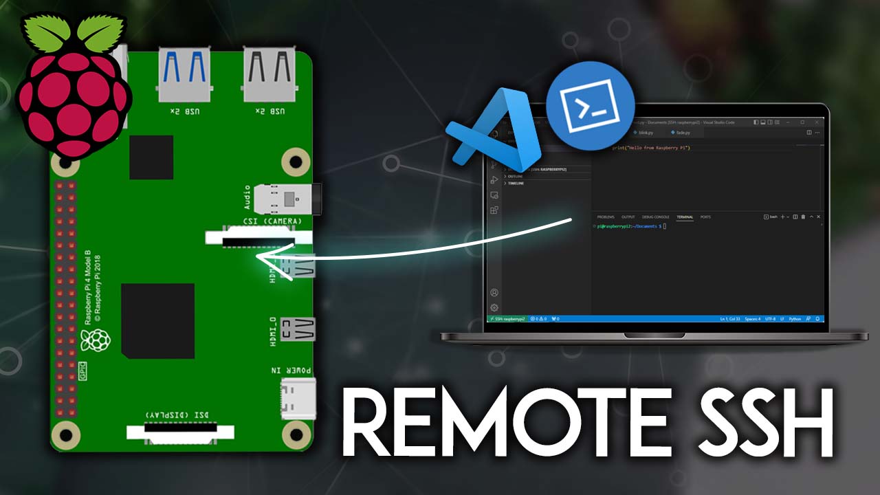 Programming Raspberry Pi Remotely using VS Code (RemoteSSH) Random